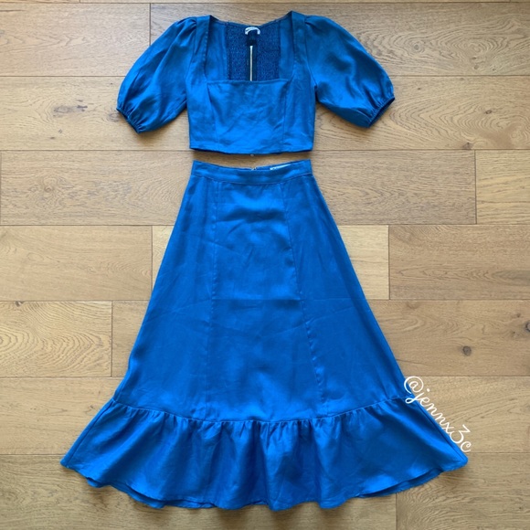 ❌[SOLD]❌Reformation Yucca Two Piece || Azul - Picture 6 of 16